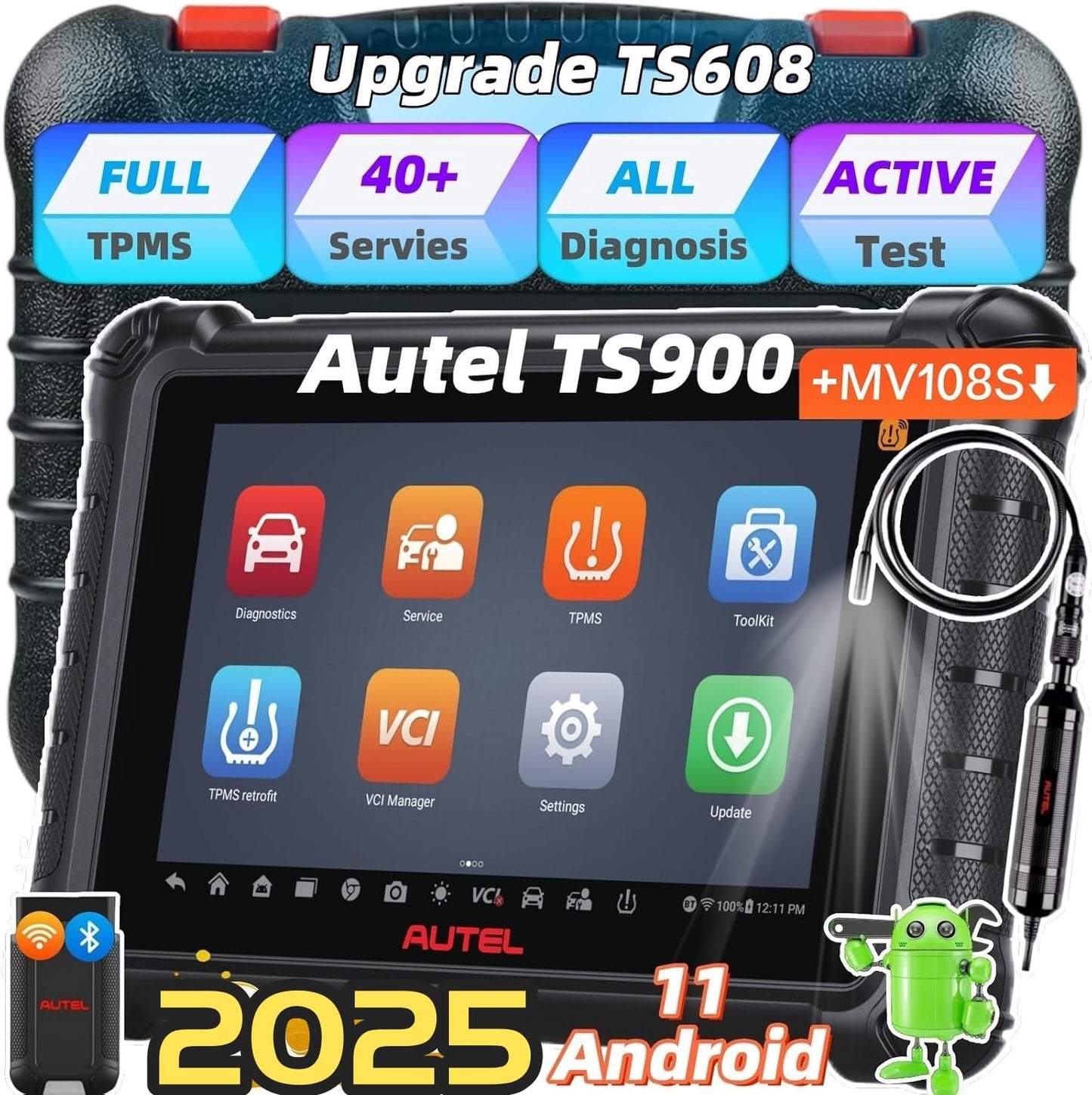 Autel MaxiTPMS TS900 Kit with 4 MX Sensors & Full TPMS Functions