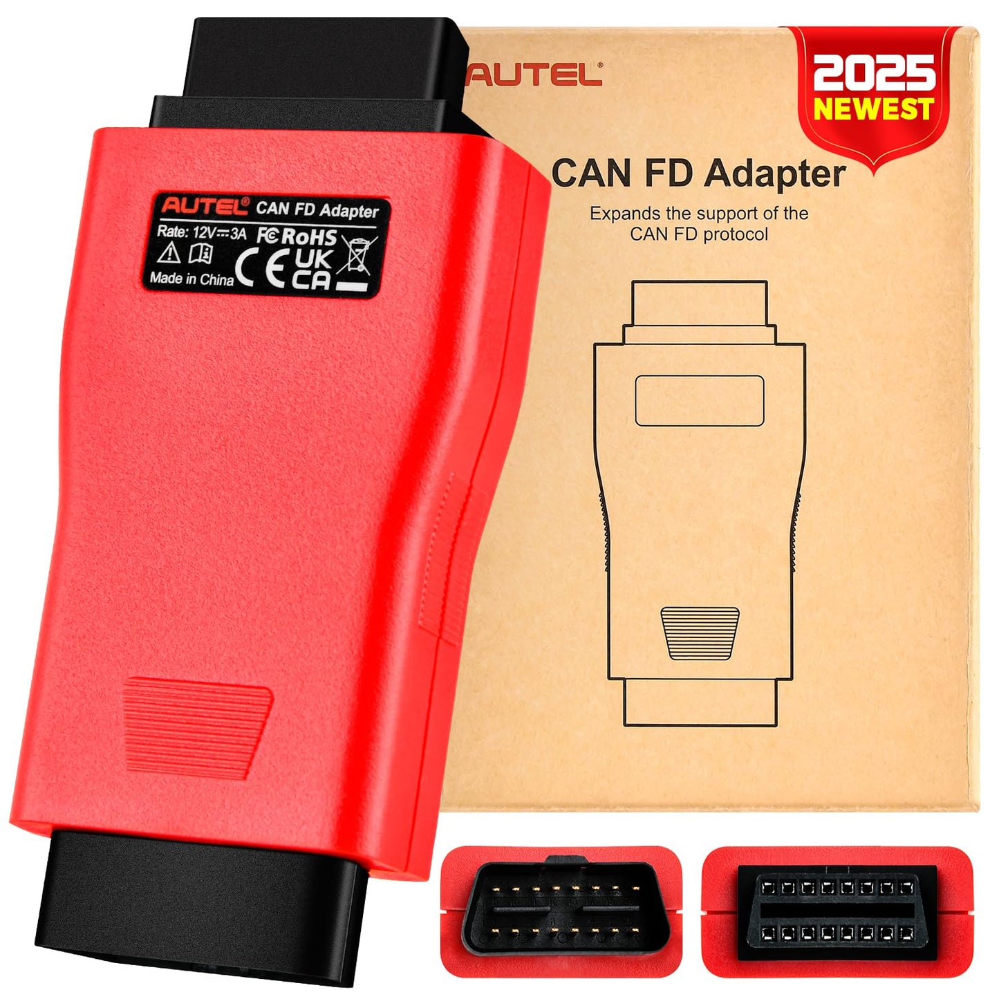 Autel CAN FD Adapter 2025 for MK808S, MS906, MK908, MX808