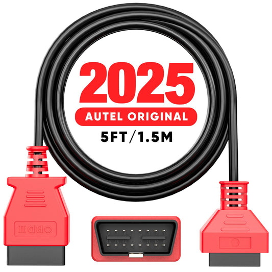 Autel OBD2 16-Pin Extension Cable – 5ft Heavy-Duty Adapter