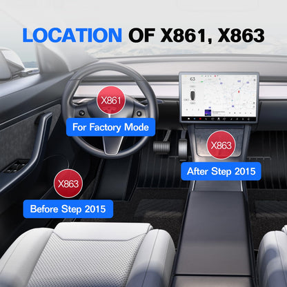 Autel Tesla Diagnostic Cable for Model S & X – Factory Mode & Scan