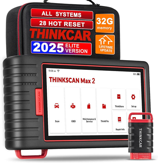 ThinkScan Max2 OBD2 Scanner – Wireless All-System Tool + 28 Resets