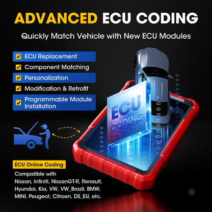 LAUNCH X431 PROS Elite 2025 OBD2 Scanner | 38+ Services & ECU Coding