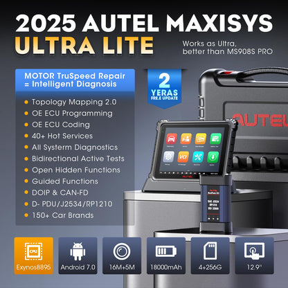 Autel MaxiCOM Ultra Lite Scanner – 2025 ECU Programming Tool