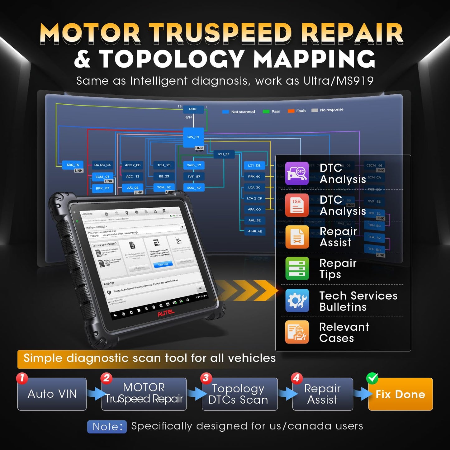Autel MaxiCOM Ultra Lite Scanner – 2025 ECU Programming Tool