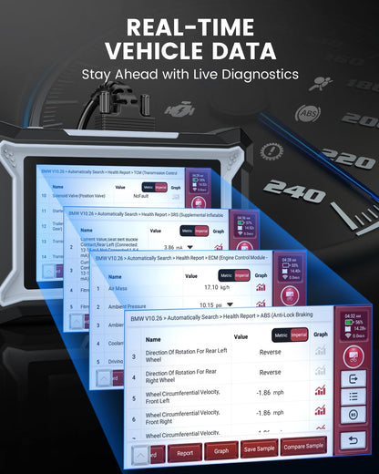 ANCEL DS100 OBD2 Scanner with 7 Reset Functions & ABS Bleeding