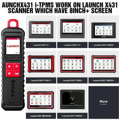Launch X-431 i-TPMS TPMS Tool + 4 RF Sensors 315/433MHz