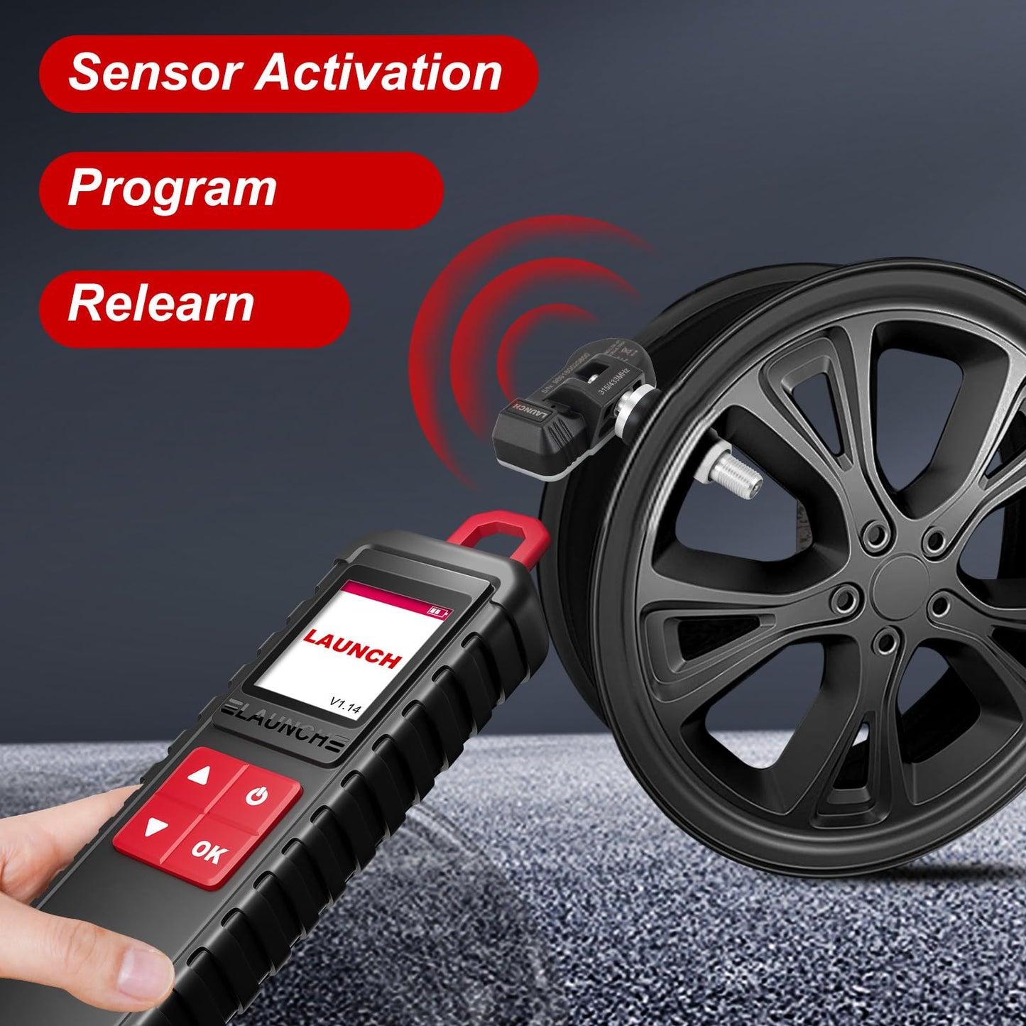 Launch X431 i-TPMS Wireless TPMS Diagnostic & Relearn Tool