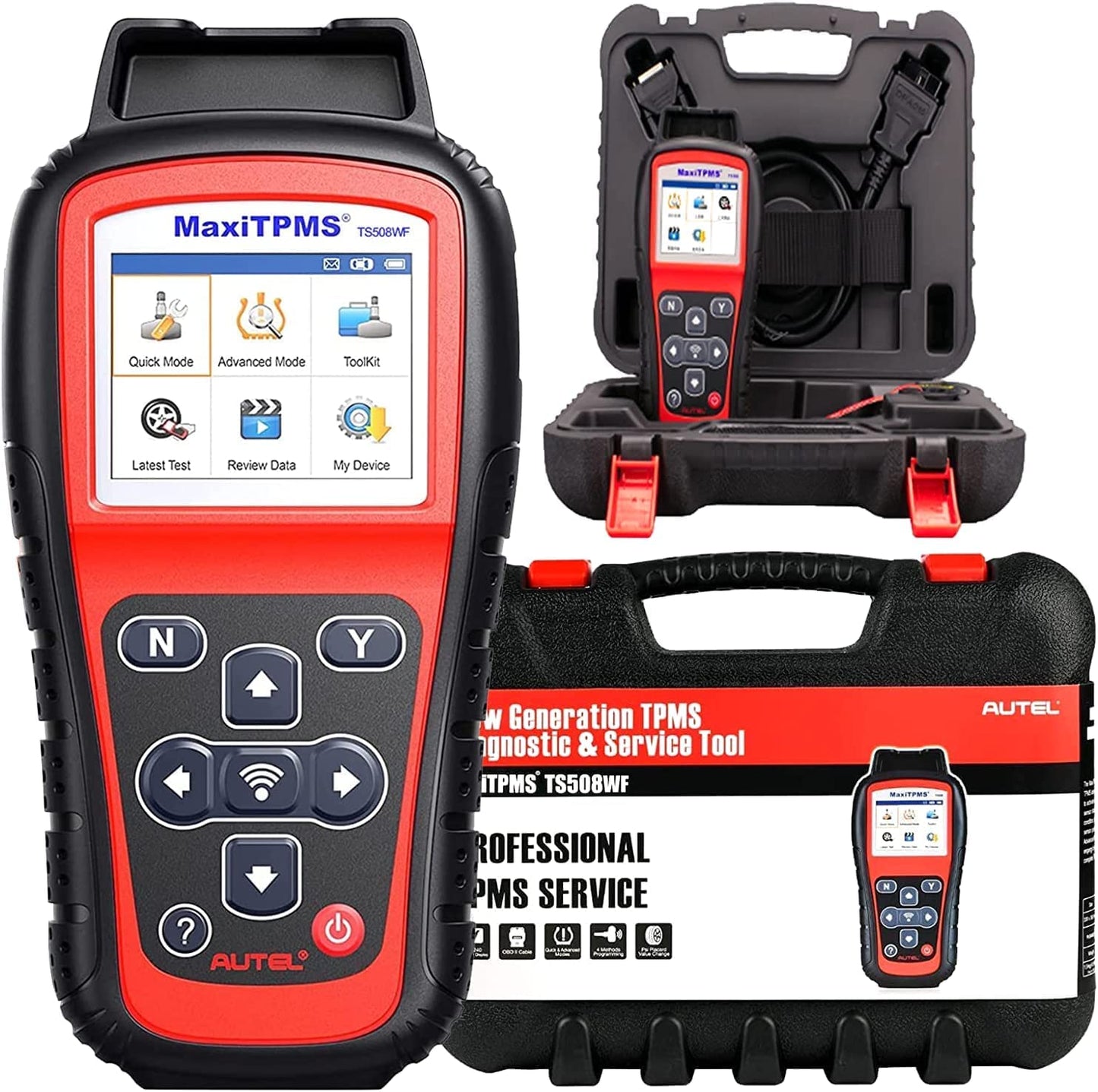 Autel TS601 TPMS Tool + 100 MX-Sensors OBD2 Kit