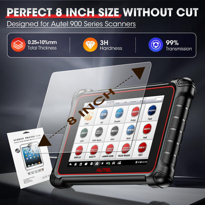 Autel 8" Screen Protector for MK900, MX900, MP900 Series