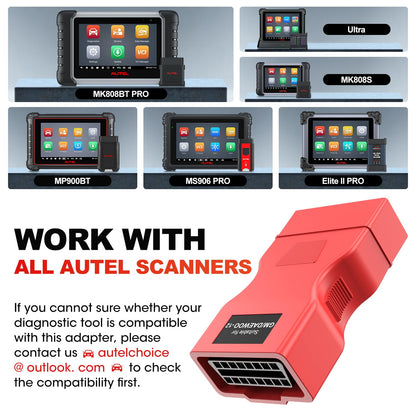 Autel 12-Pin to OBD2 Adapter for GM & Daewoo – OBD1 to OBDII