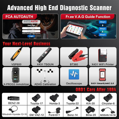 Launch X431 Pro TT 5.0 Elite 2025 Bidirectional OBD2 Scanner