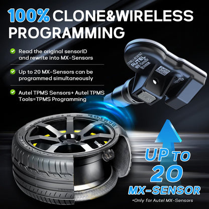 Autel MX Dual Frequency TPMS Sensor 315MHz + 433MHz (Set of 4)