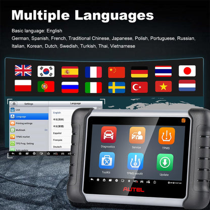 Autel MaxiPRO MP808Z-TS OBD2 Scanner – Full TPMS & 30+ Service Functions