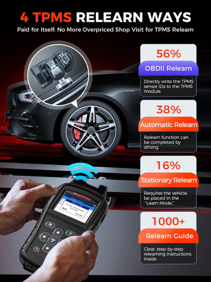 Autel MaxiTPMS TS408S TPMS Tool – 2025 Relearn & Programming