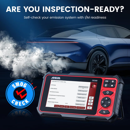 ANCEL DS300 Bi-Directional OBD2 Scanner with 30+ Resets & Full System Diagnostics