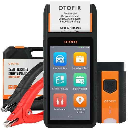 OTOFIX BT1 Battery Tester & Diagnostic Scanner with Printer & VCI