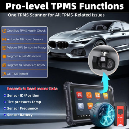 Autel Maxisys MS906 Pro-TS 2025, Top Autel Scanner with TPMS Programming Tool, Upgrade of MP900TS, MP900BT, MS906Pro, MS906TS, MS906BT, Bidirectional Diagnostic Tool, Auto Scan 2.0, CAN FD/DoIP