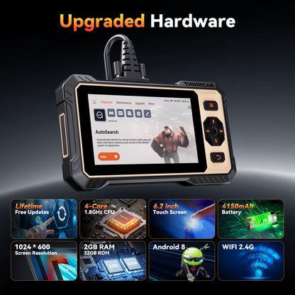 THINKCAR THINKSCAN 662 OBD2 Scanner with Bidirectional Tests & 12 Resets