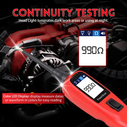 Autel PS100 PowerScan Circuit Tester 12V/24V with 20ft Cable