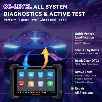Autel IM608 PRO II Scanner – 2025 ECU Coding & All-System Tool