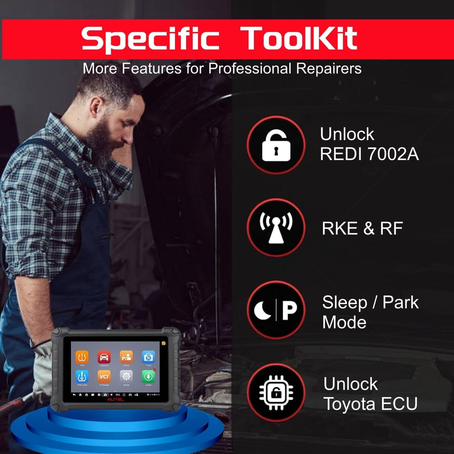 Autel MaxiTPMS TS900 Kit with 4 MX Sensors & Full TPMS Functions