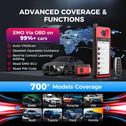 Autel MaxiIM K-M-100E OBD Learning Tool for 700+ Vehicles 2025