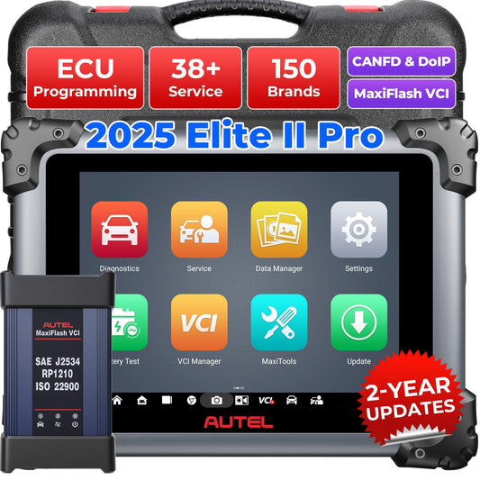 Autel MaxiSYS Elite II Pro 2025 Scanner with J2534 & 40+ Services