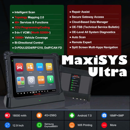 Autel MaxiSys Ultra 2025 Diagnostic Scanner with MV108 & 5-in-1 VCMI
