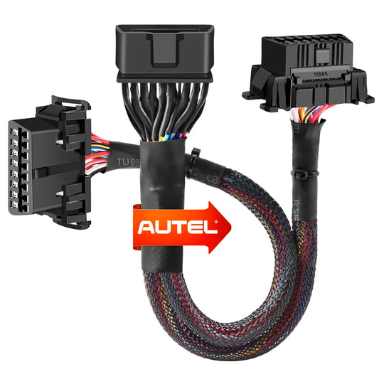 Autel 16 Pin OBD2 Y Splitter Extension Cable - Dual Port Adapter
