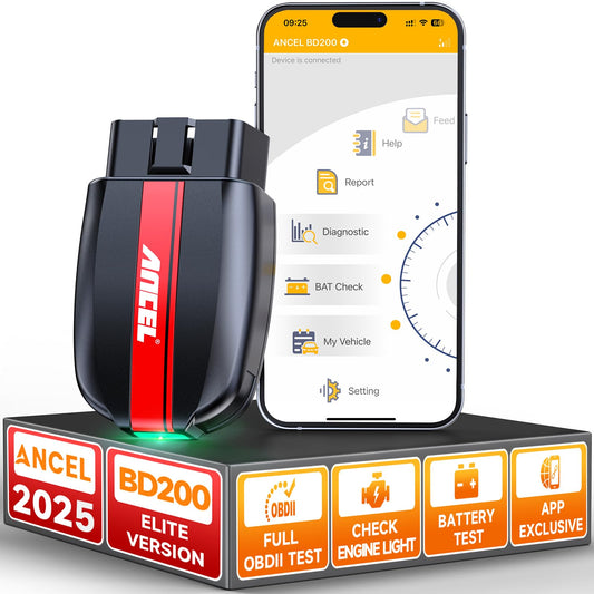 ANCEL BD200 Bluetooth OBD2 Scanner – Check Engine & Battery Tool