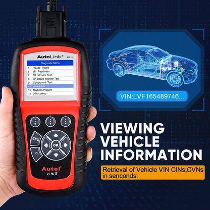 Autel AutoLink AL619 OBD2 Scanner – ABS & SRS Diagnostic Tool 2025