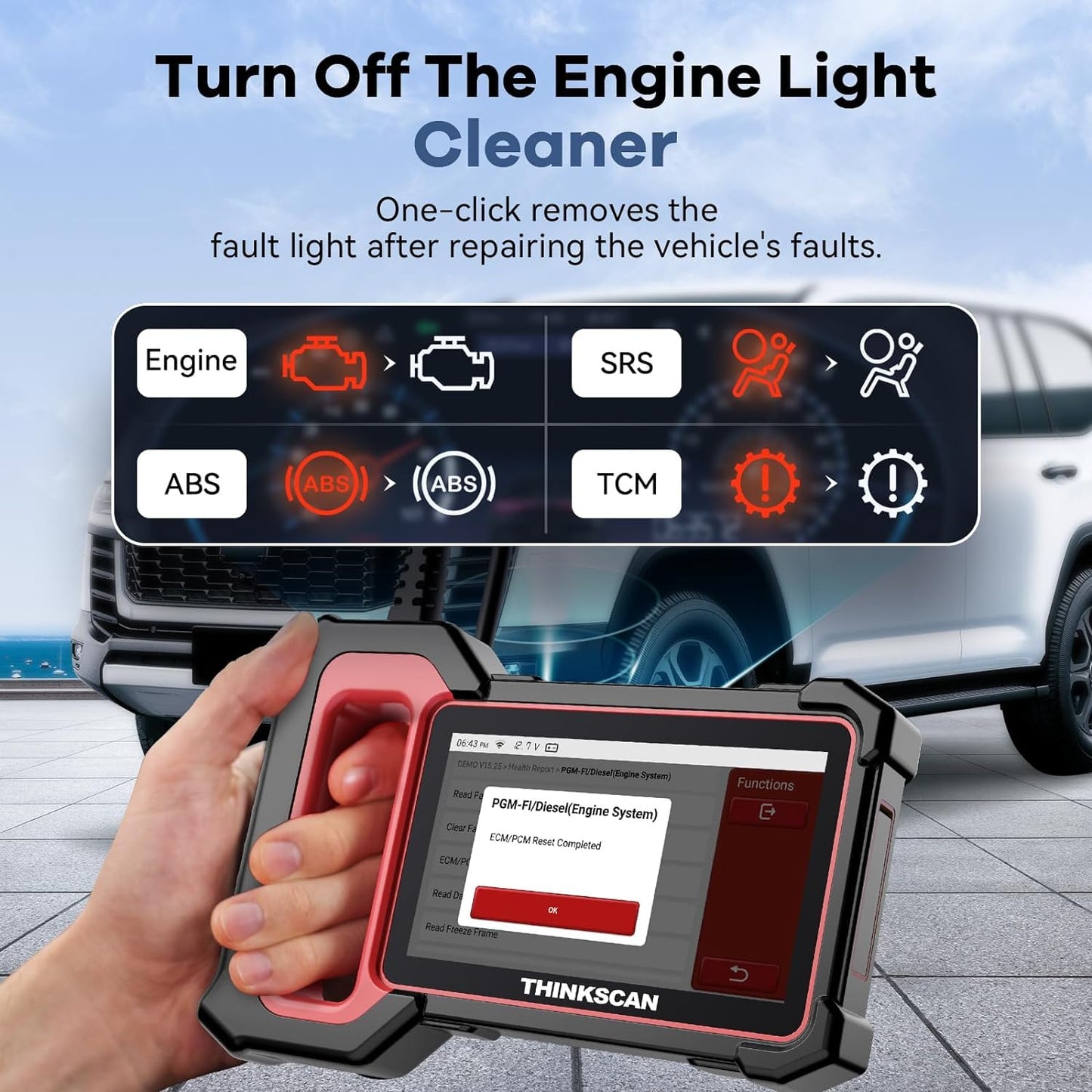 ThinkScan Plus S6 OBD2 Scanner – 5 Service & System Diagnostics