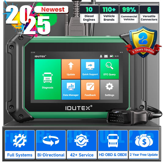 IDUTEX TS710 Truck Scanner – 2025 Diesel Diagnostic Tool