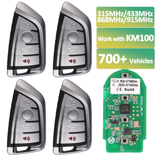 Autel IKEY Smart Key Fob for BMW – 4-Pack Universal Programmable
