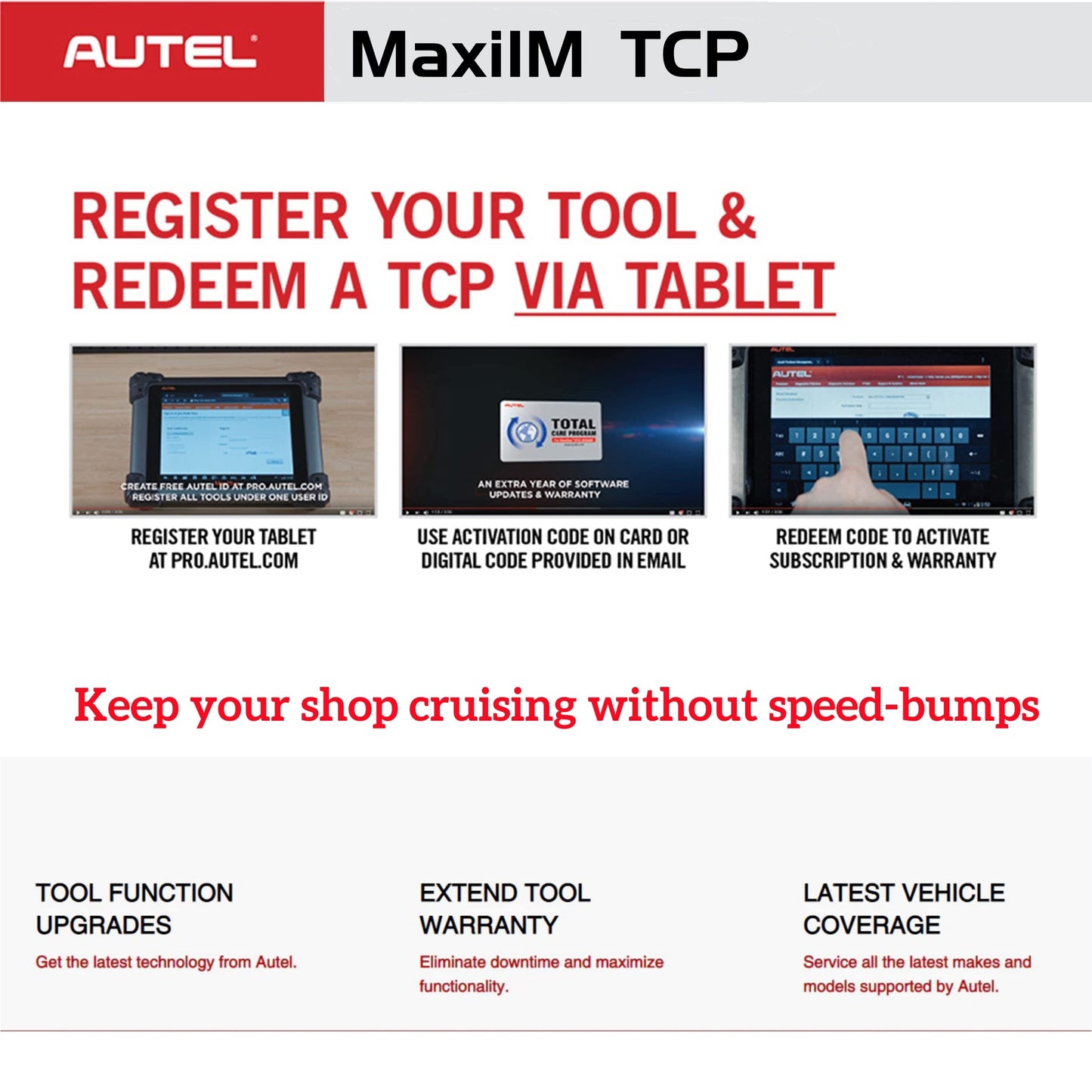Autel Total Care 1-Year Update Card for MaxiIM IM508 Scanner