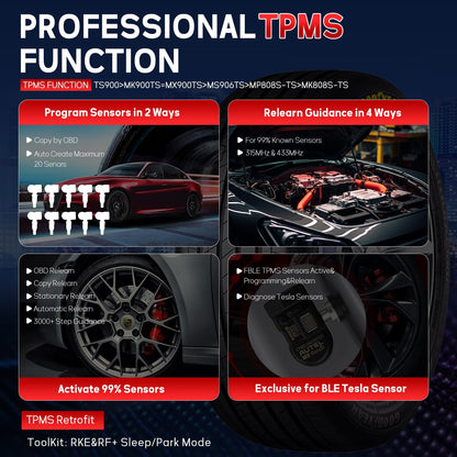 Autel MaxiTPMS TS900 2-in-1 TPMS Programmer & Diagnostic Scanner