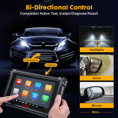 Autel MaxiCOM MK906 Pro with BT506 Battery Tester – ECU Coding & 40+ Services