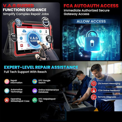 Launch X431 PRO Elite 2025 OBD2 Scanner with ECU Coding & 38+ Resets