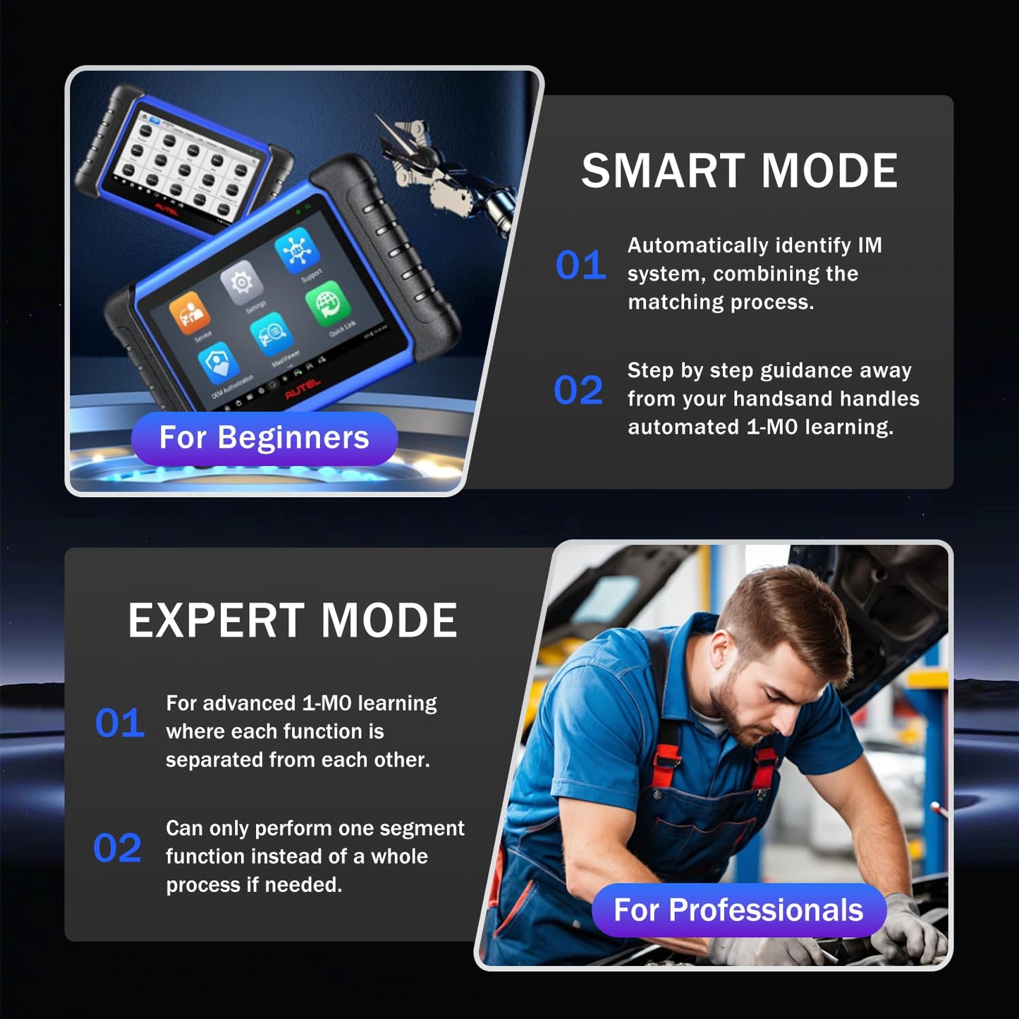 Autel IM508S Pro + XP400 Pro Scanner – All-System Key Programming Tool