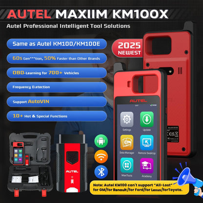 Autel MaxiIM KM100X 2025 OBD2 Key Programmer with APB112
