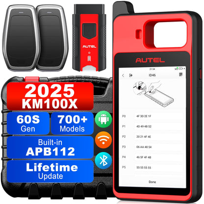 Autel MaxiIM KM100X Scanner Key Programmer with APB112 – 2025 Update