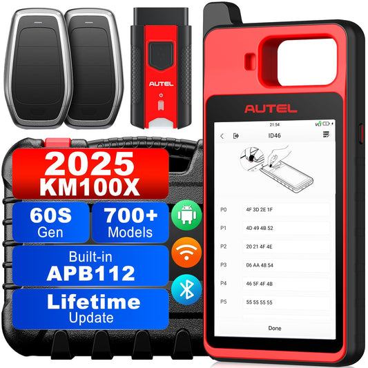 Autel MaxiIM KM100X Scanner Key Programmer with APB112 – 2025 Update