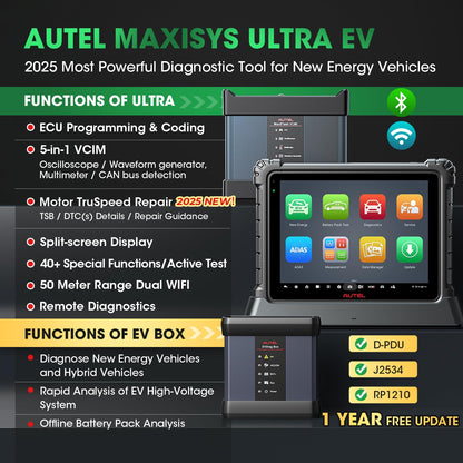 Autel MaxiSYS Ultra EV Scanner – Top 2025 EV Diagnostic Tool