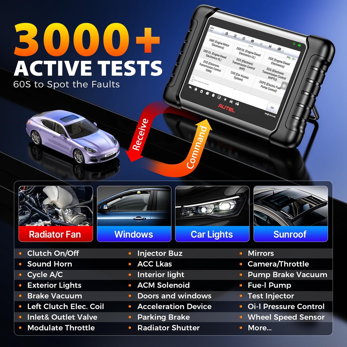 Autel MaxiCheck MX808S 2025 Bidirectional Scan Tool