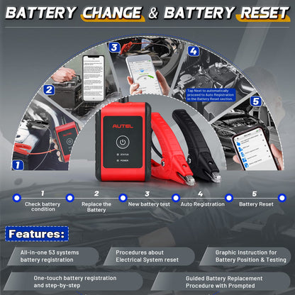 Autel MaxiBAS BT508 Car Battery Tester 6V/12V Load & Charging System