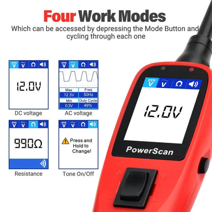 Autel Power Circuit Probe Kit – 12V/24V Car Electrical Tester