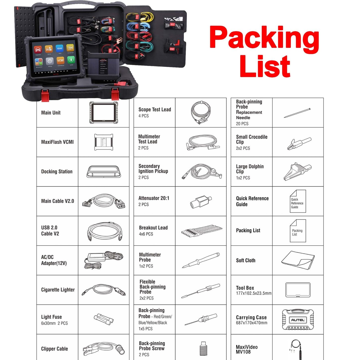 Autel MaxiSys Ultra 2025 Diagnostic Scanner with MV108 & 5-in-1 VCMI
