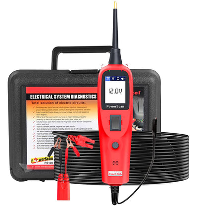 Autel PS100 PowerScan Circuit Tester 12V/24V with 20ft Cable