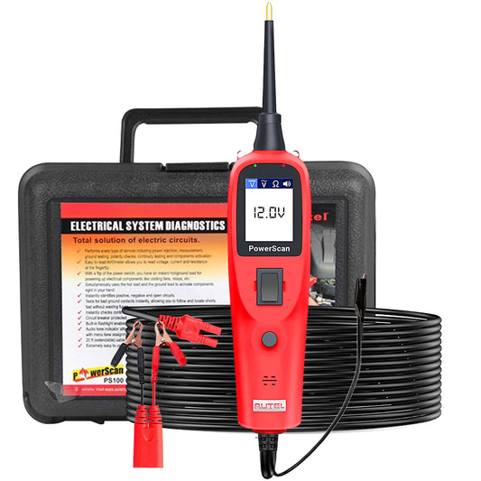 Autel PS100 PowerScan Circuit Tester 12V/24V with 20ft Cable