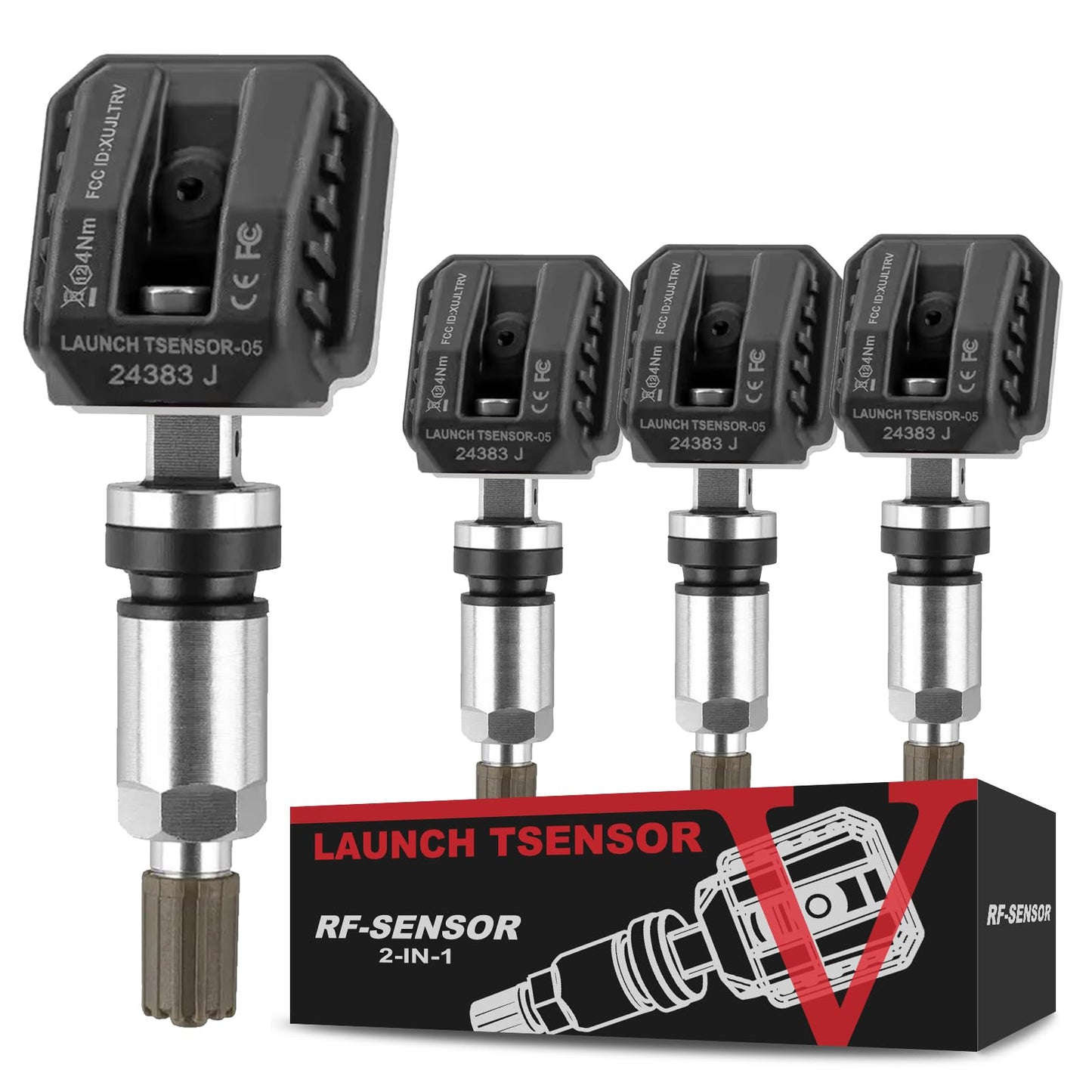 LAUNCH TSENSOR-05 TPMS Sensors 4-Pack 315/433MHz